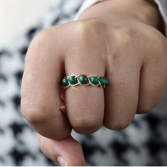 MALACHITE RING - Picture 3 of 4